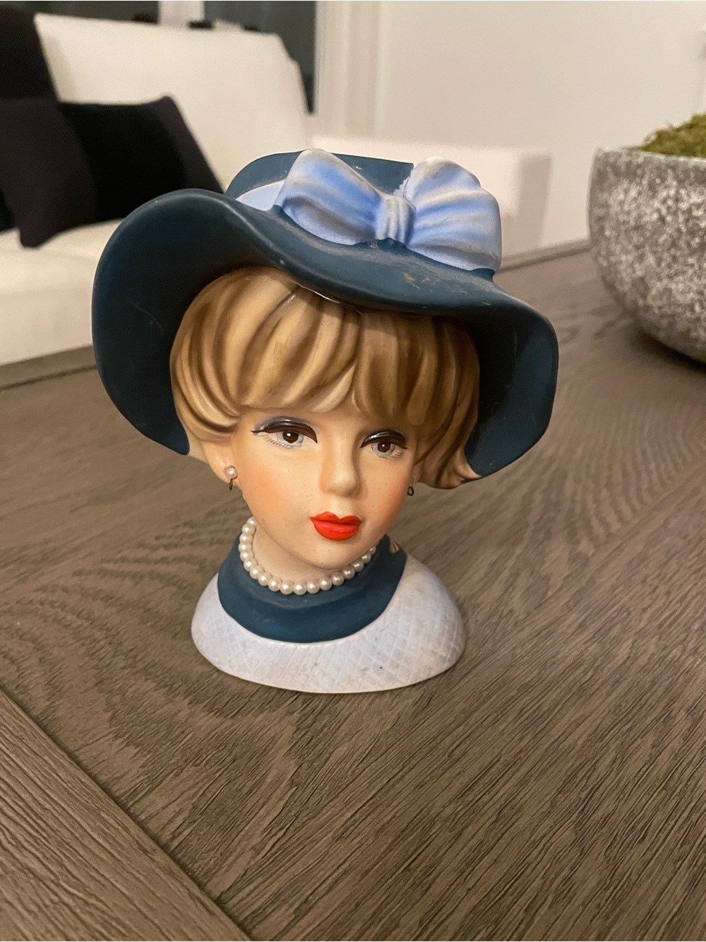 Vintage Lady Head Vase